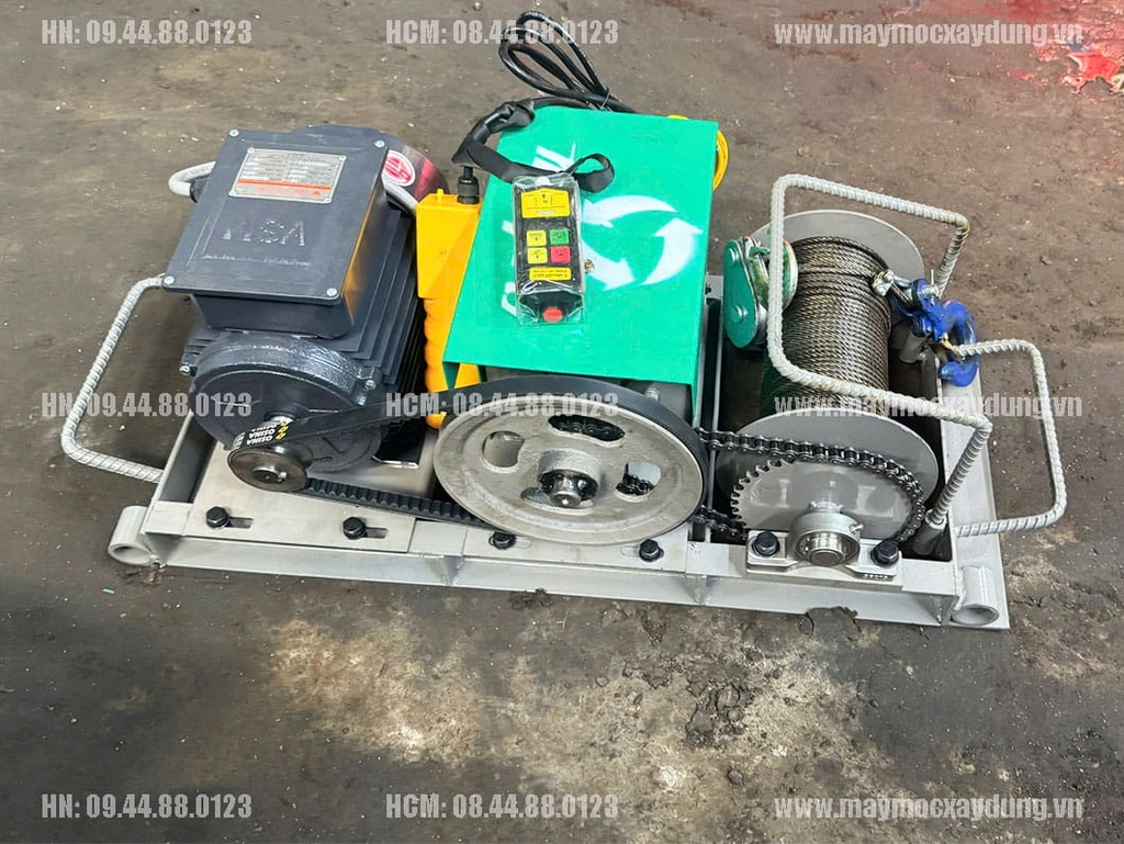 Máy tời xây dựng Nikipro siêu nhanh 50m/p
