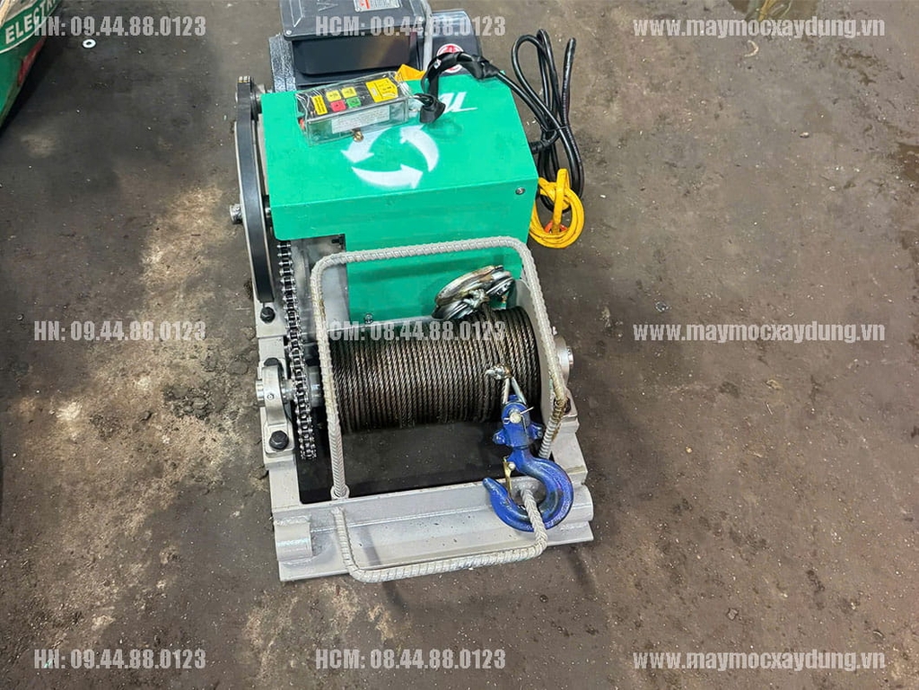 Máy tời xây dựng Nikipro siêu nhanh 50m/p