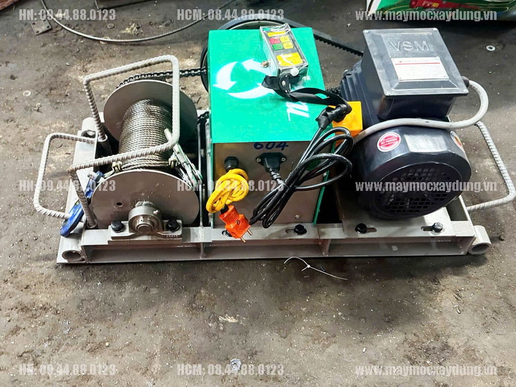 Máy tời xây dựng Nikipro siêu nhanh 50m/p