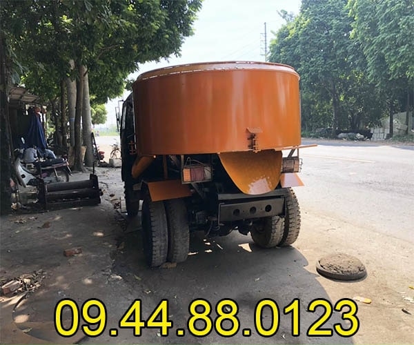 Máy trộn bê tông cố định 18 bao lắp đầu nổ