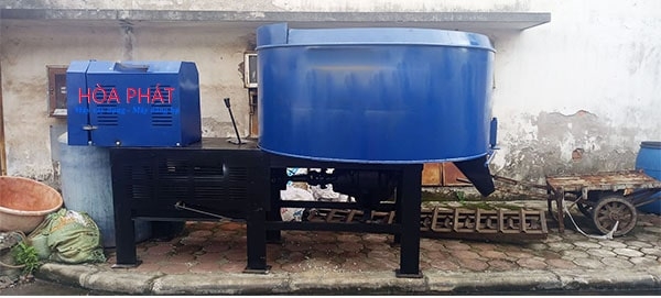 Máy trộn bê tông cưỡng bức cầu ô tô 2000 Lít lắp động cơ điện 22KW 380V