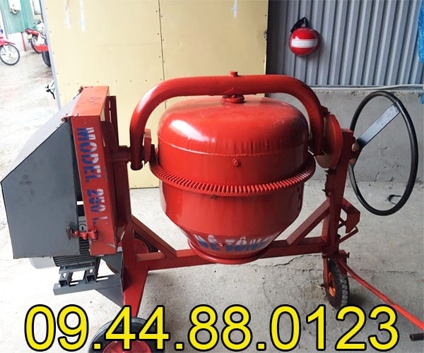 Máy trộn bê tông 250L không động cơ