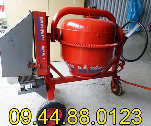 Máy trộn bê tông 250L không động cơ