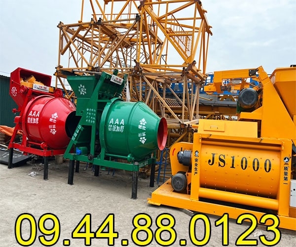 Máy trộn bê tông JZC400 gầu trượt