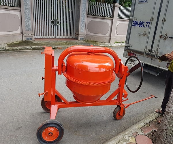 Máy trộn bê tông 250L không động cơ