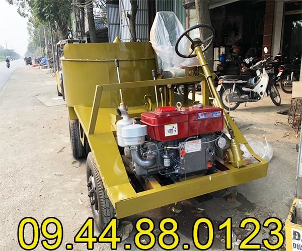 Máy trộn bê tông tự hành 6 bao