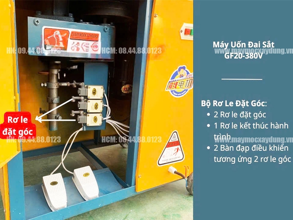Máy uốn đai sắt GF20 380V
