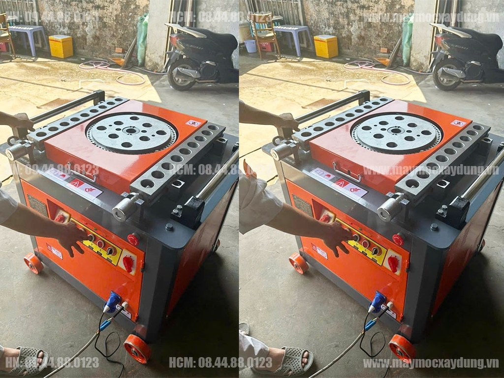 Máy uốn mỏ sắt GW42B 32mm điều góc