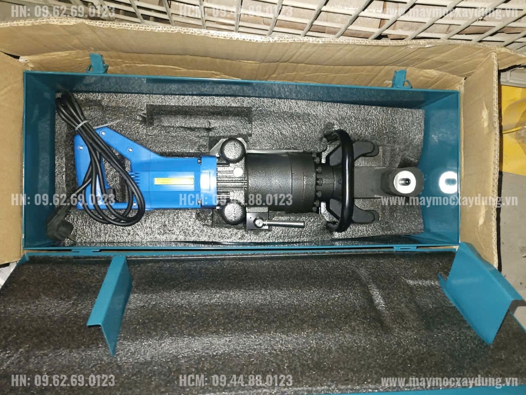 Máy uốn sắt thủy lực cầm tay Phi 25 HRB-25