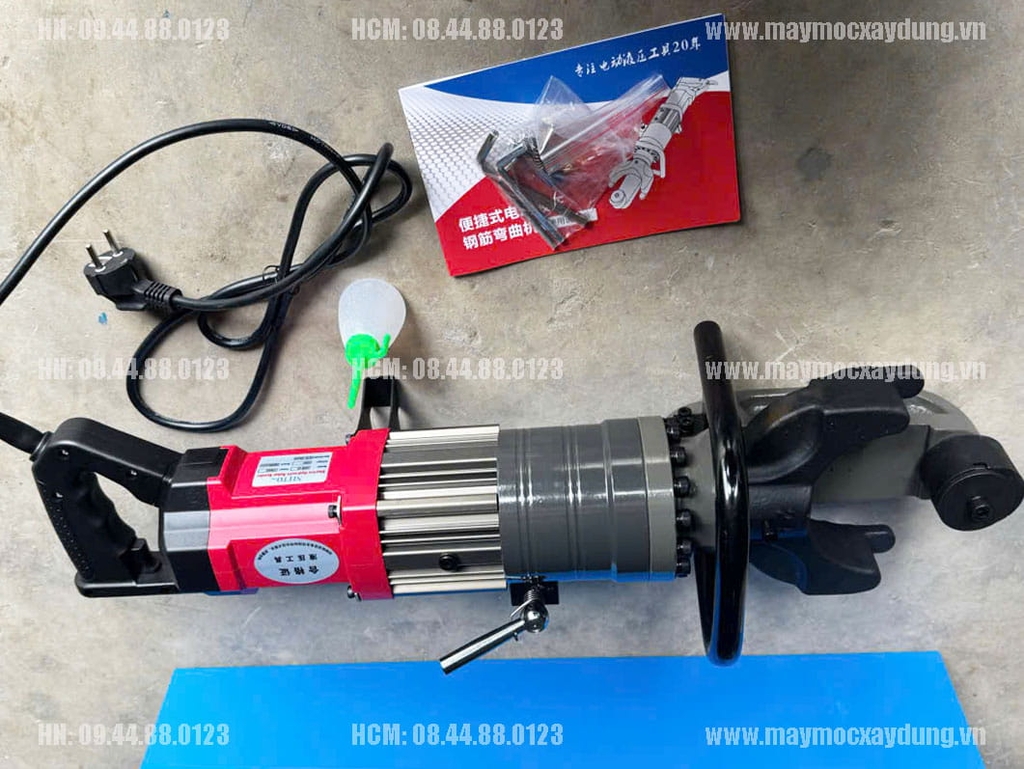 Máy uốn sắt thủy lực cầm tay Phi 25 220V