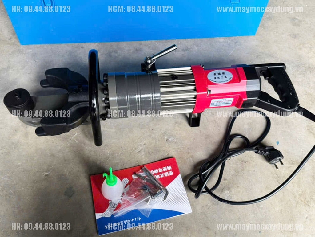 Máy uốn sắt thủy lực cầm tay Phi 25 220V