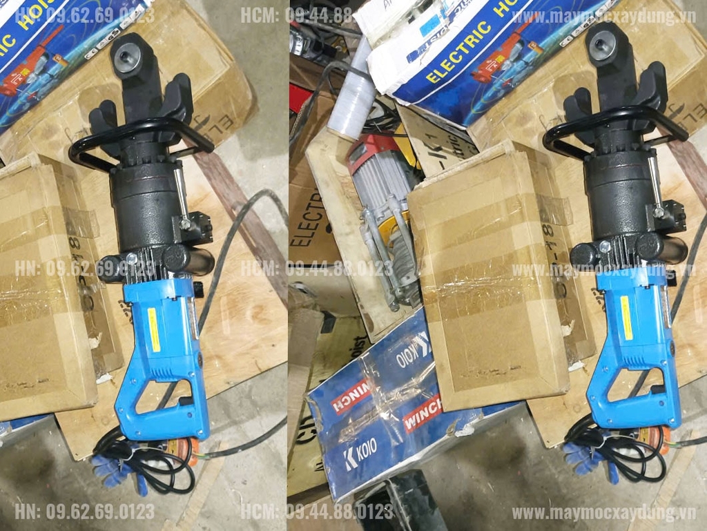 Máy uốn sắt thủy lực cầm tay Phi 25 HRB-25