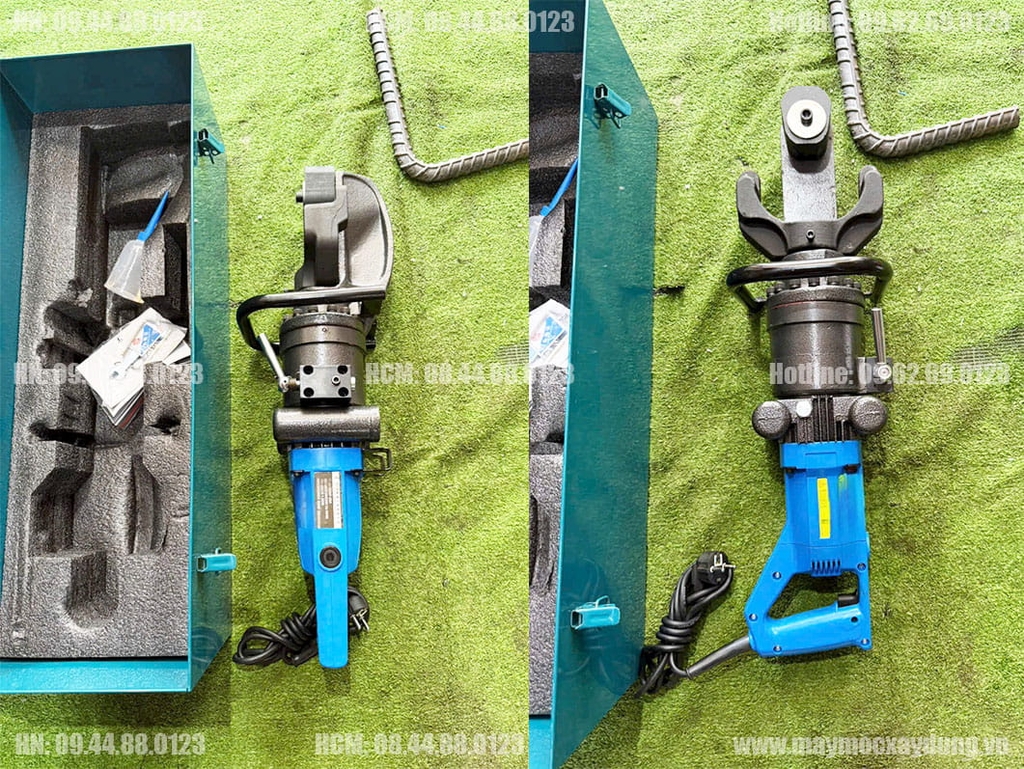 Máy uốn sắt thủy lực cầm tay Phi 28 220V