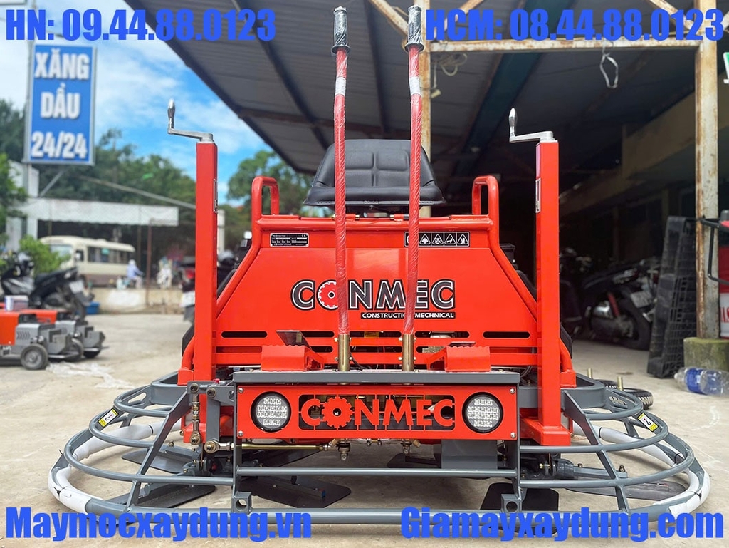 Máy xoa đôi Conmec CRTN-836H Mâm 1 mét Honda GX690 24HP
