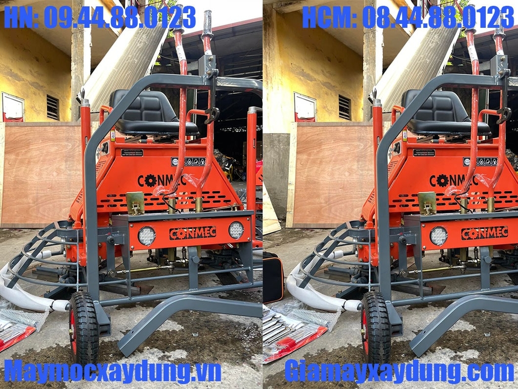 Máy xoa đôi Conmec CRTN-836H Mâm 1 mét Honda GX690 24HP