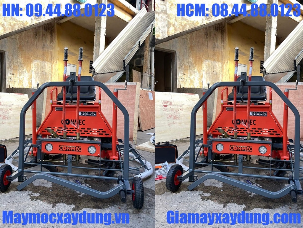 Máy xoa đôi Conmec CRTN-830R Mâm 0.8m Rato 13HP