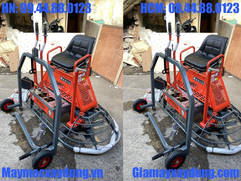 Máy xoa đôi Conmec CRTN-830R Mâm 0.8m Rato 13HP