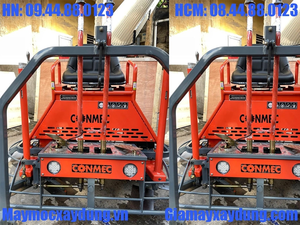 Máy xoa đôi Conmec CRTN-830V Mâm 0.8m Vanguard 13HP