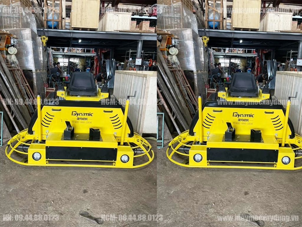Máy xoa nền đôi Dynamic 1.2 mét QUM-96HA lái thủy lực Động cơ Rato R-999 36HP