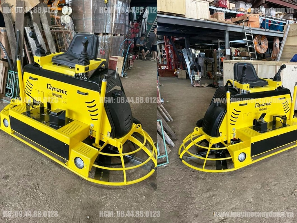 Máy xoa nền đôi Dynamic 1.2 mét QUM-96HA lái thủy lực Động cơ Rato R-999 36HP