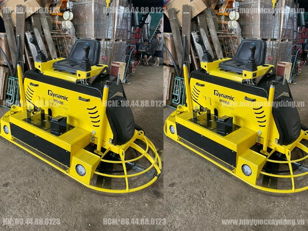 Máy xoa nền đôi Dynamic 1.2 mét QUM-96HA lái thủy lực Động cơ Rato R-999 36HP
