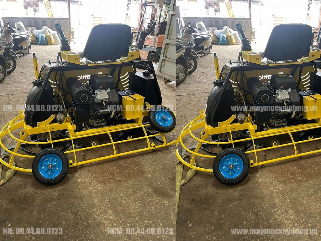 Máy xoa nền đôi Dynamic 1.2 mét QUM-96HA lái thủy lực Động cơ Rato R-999 36HP