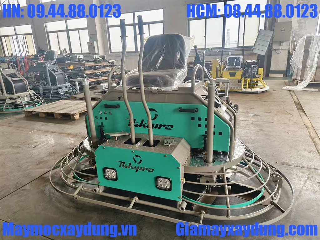 Máy xoa nền đôi Niki 1 mét động cơ Honda GX690 24HP