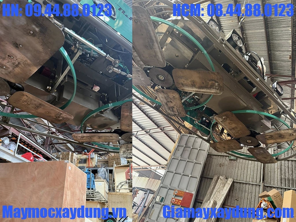 Máy xoa nền đôi Niki 1 mét động cơ Honda GX690 24HP
