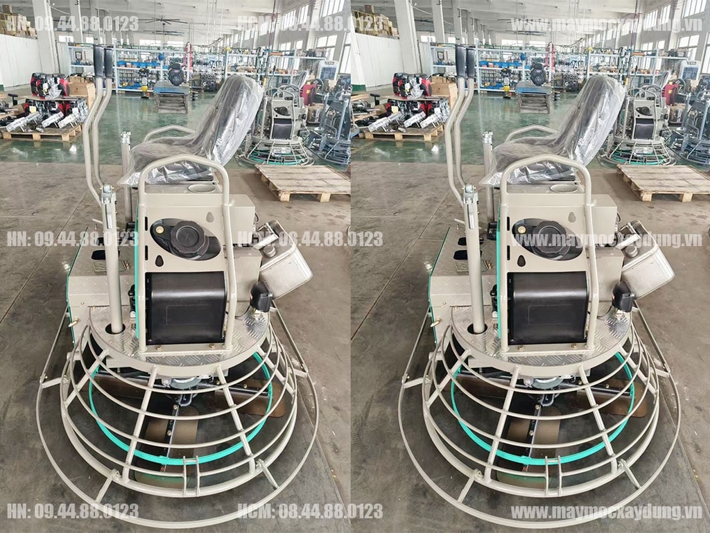 Máy xoa nền đôi Niki 1 mét động cơ LiFan 2V78F-3 27HP