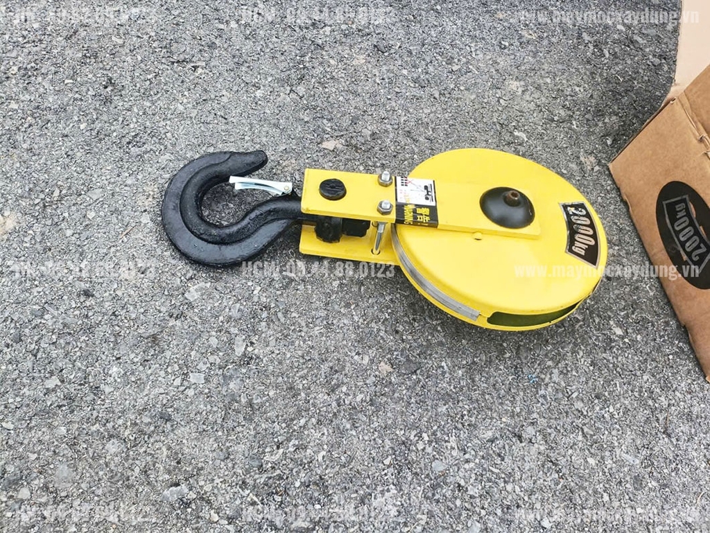 Móc cẩu pa lăng cáp điện 2 tấn cao cấp