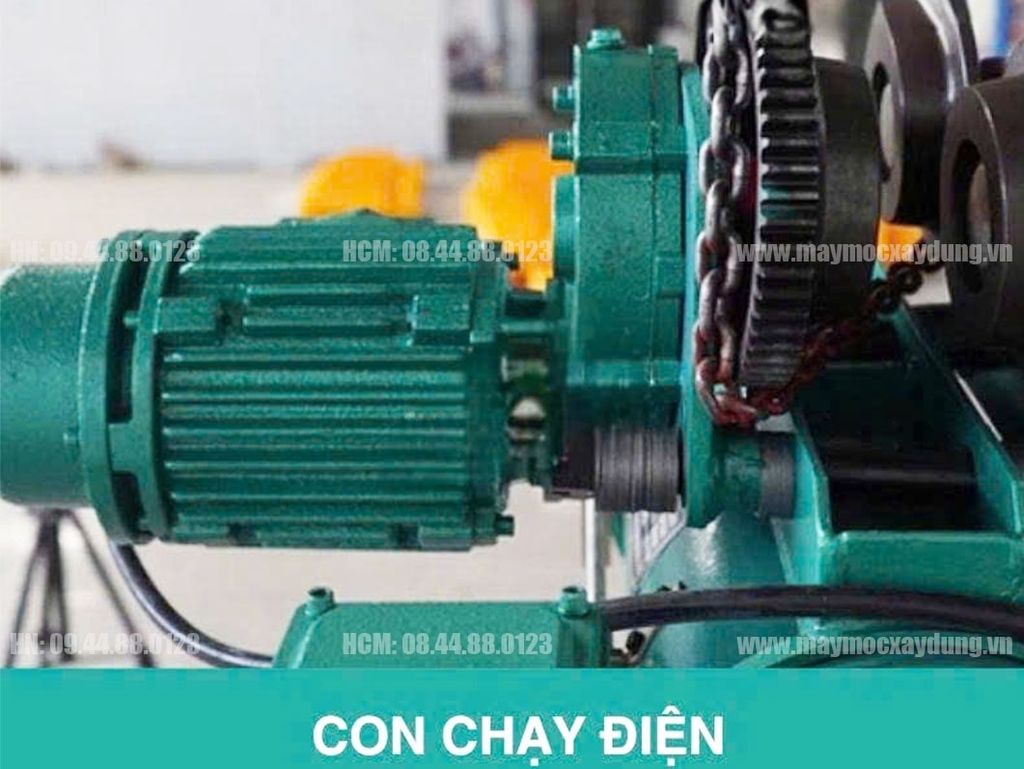 Pa lăng cáp điện chống cháy nổ Trung Quốc 2 tấn