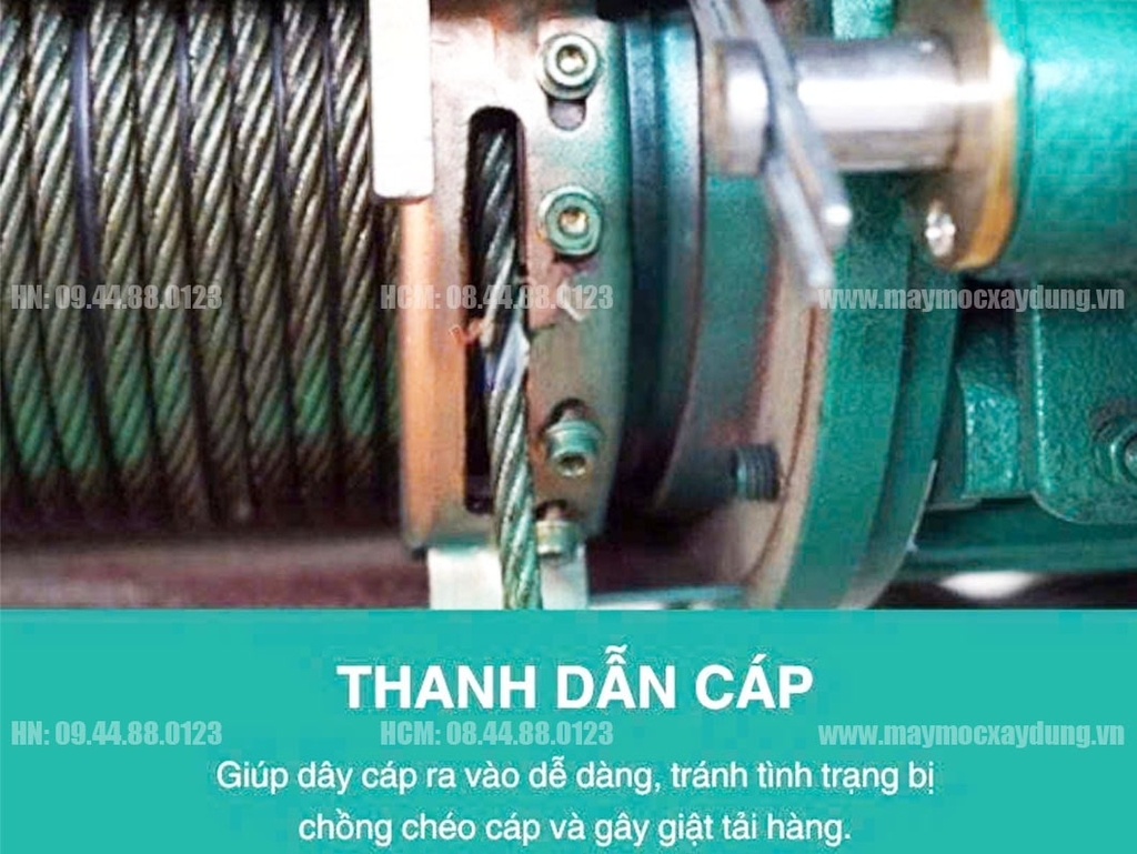 Pa lăng cáp điện chống cháy nổ Trung Quốc 2 tấn