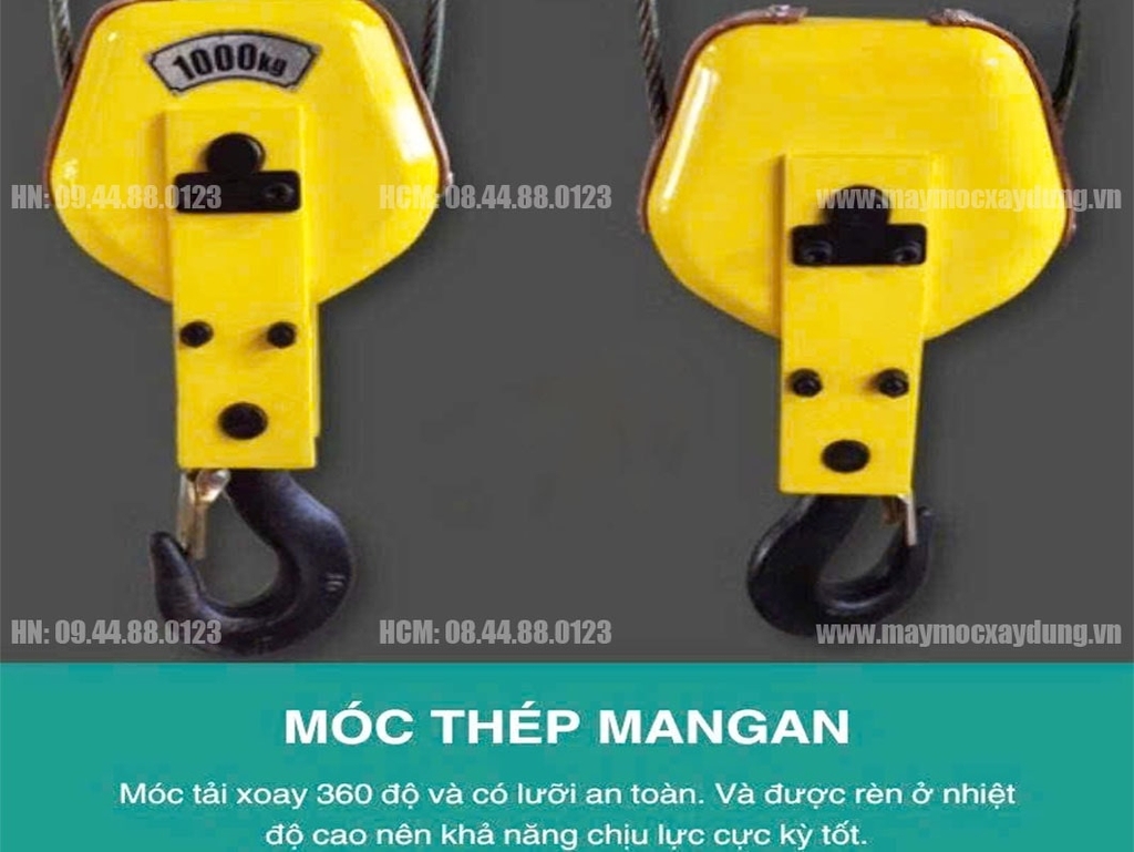 Pa lăng cáp điện chống cháy nổ Trung Quốc 2 tấn