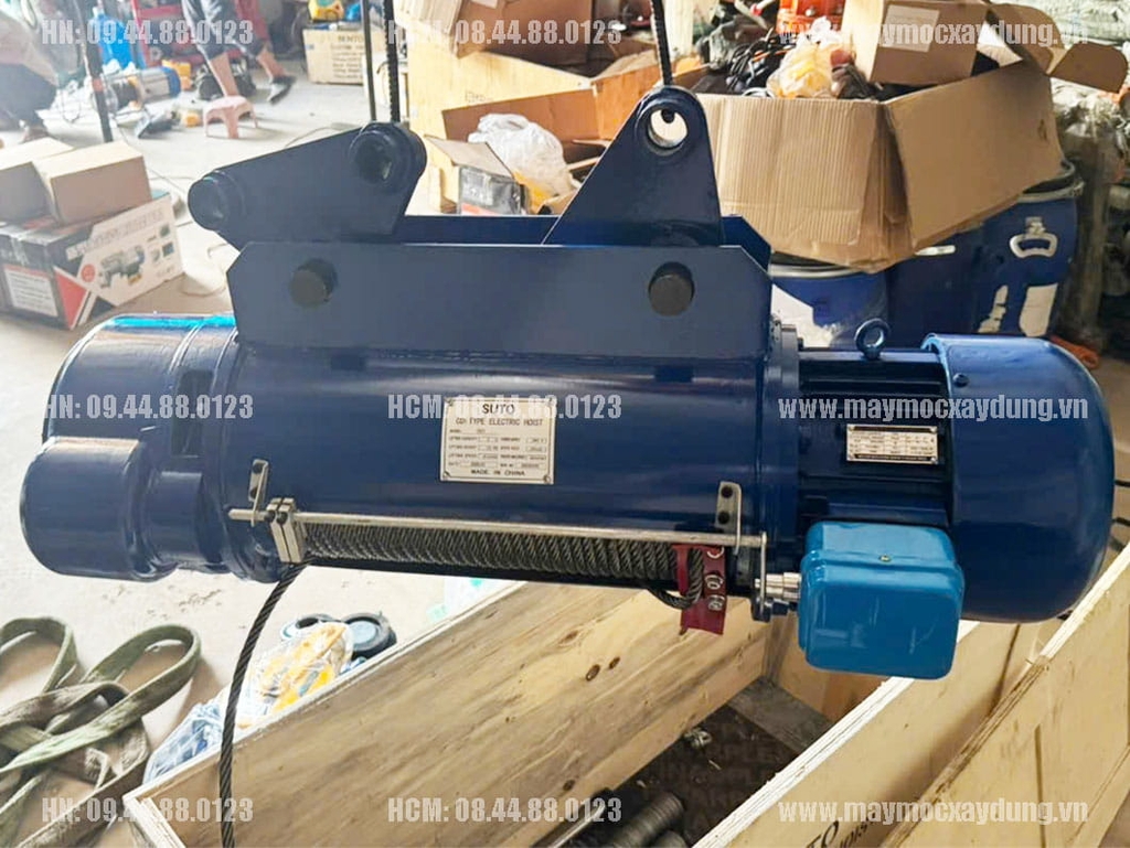 Pa lăng cáp điện Trung Quốc 2 tấn 12m CD1 380V