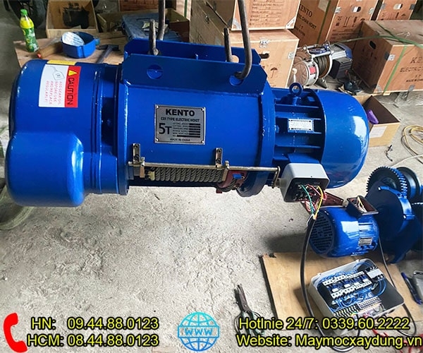 Pa lăng cáp điện Kento 5 tấn 18m