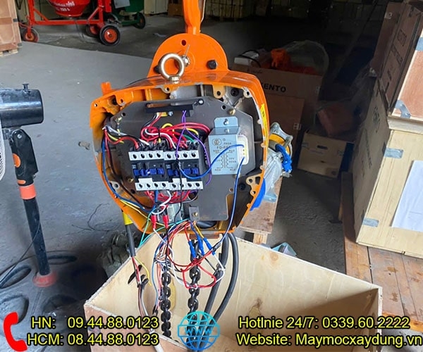 Pa lăng xích điện cố định Kento 2 tấn 6m HHBB02-02 380V