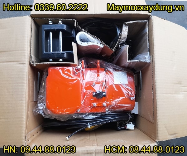 Pa lăng xích điện cố định Hitachi 500kg 6m 1/2LH