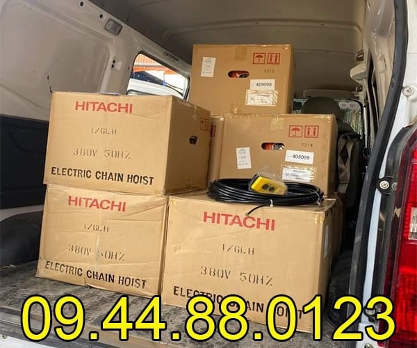 Pa lăng xích điện cố định Hitachi 500kg 6m 1/2LH