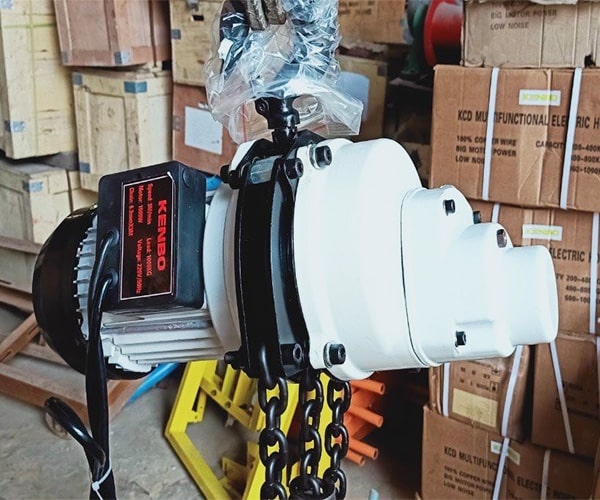 Pa lăng xích điện cố định Kenbo 1 tấn 3m CH1000 220V