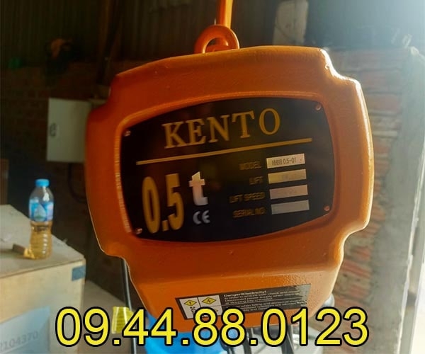 Pa lăng xích điện cố định Kento 0.5 tấn 6m HHBB0.5-01 380V