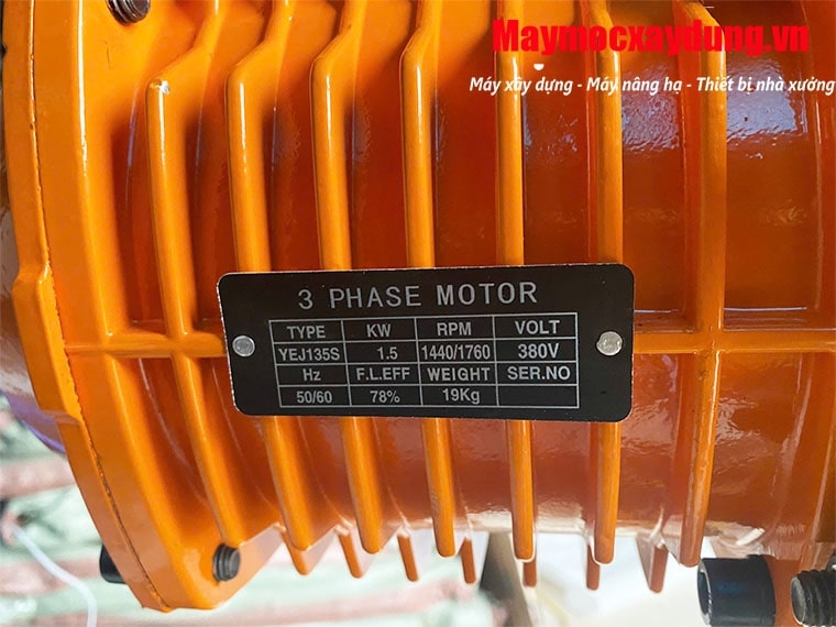 Pa lăng xích điện di chuyển 2 tấn 6m HHBB02-02 380V