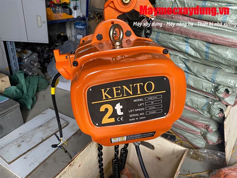 Pa lăng xích điện di chuyển 2 tấn 6m HHBB02-01 380V
