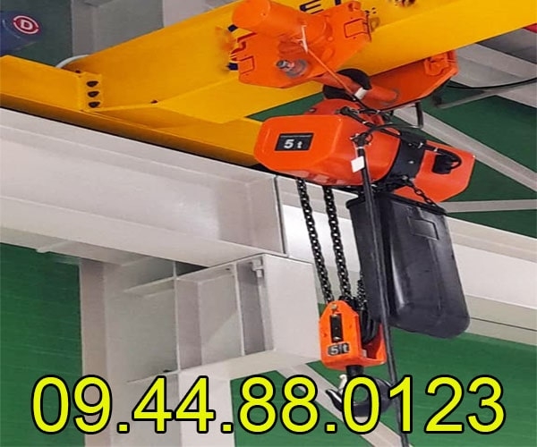 Pa lăng xích điện di chuyển Hitachi 5 tấn 6m