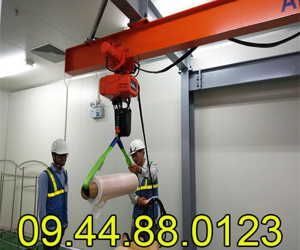 Pa lăng xích điện di chuyển Hitachi 500kg 6m