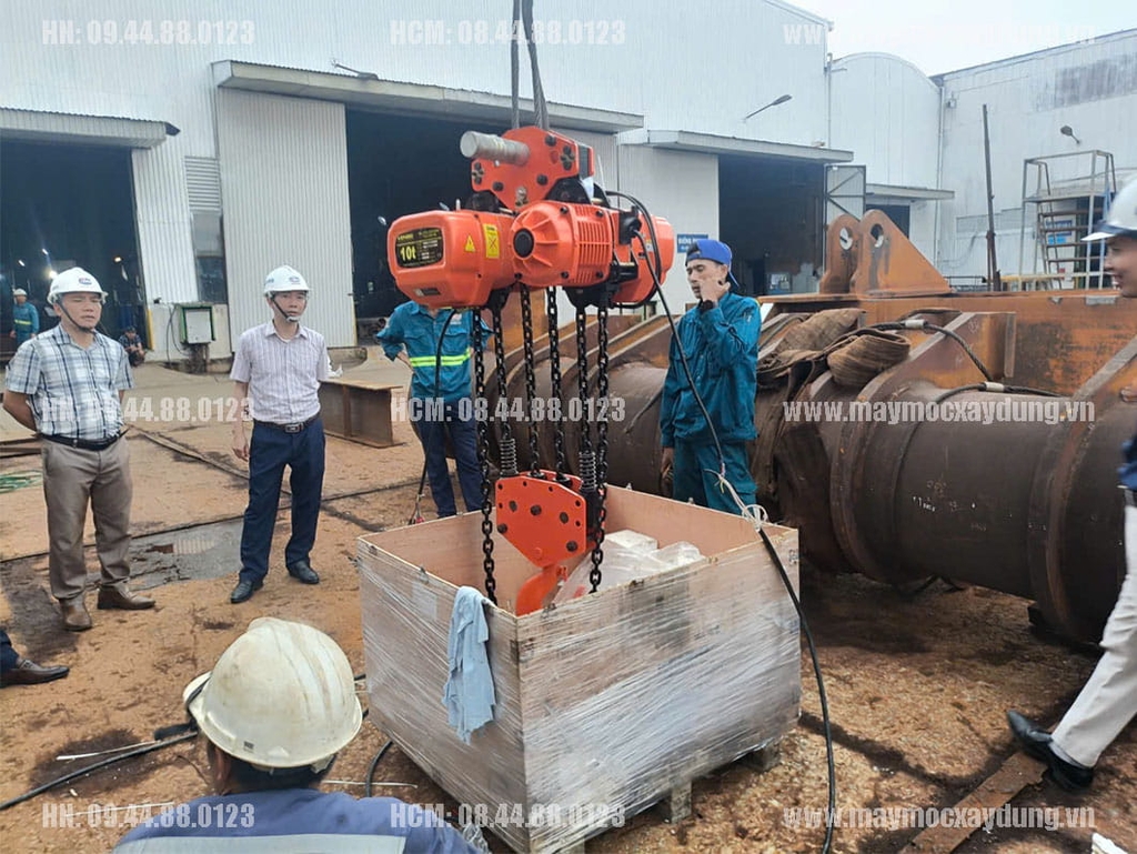Pa lăng xích điện di chuyển Kenbo 10 tấn 6m KB10-04 380V