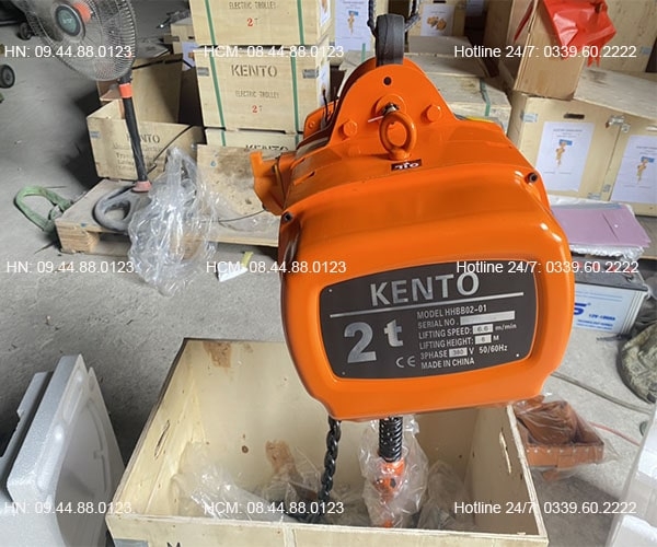 Pa lăng xích điện di chuyển 2 tấn 6m HHBB02-01 380V