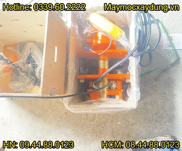 Pa lăng xích điện di chuyển Kento 5 tấn 6m HHBB05-02 380V