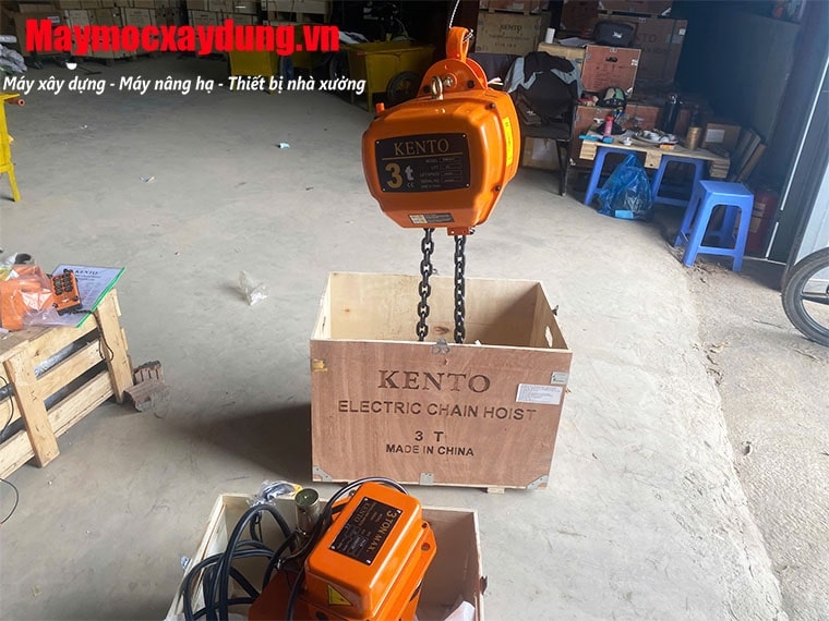 Pa lăng xích điện di chuyển 3 tấn 6m HHBB03-02 380V