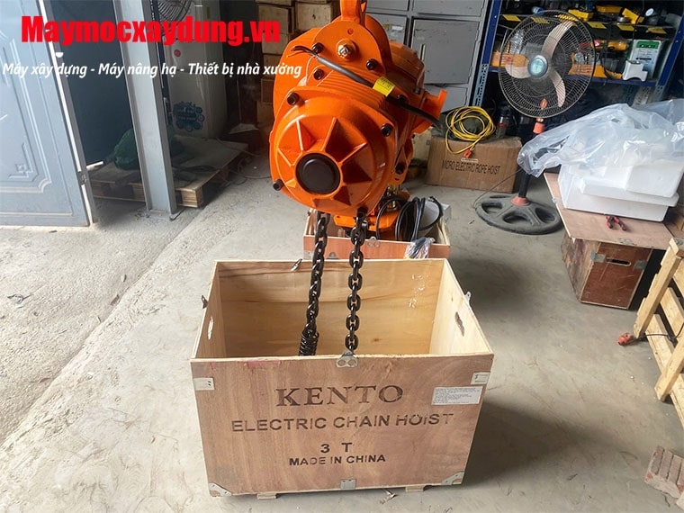 Pa lăng xích điện di chuyển 3 tấn 6m HHBB03-01 380V