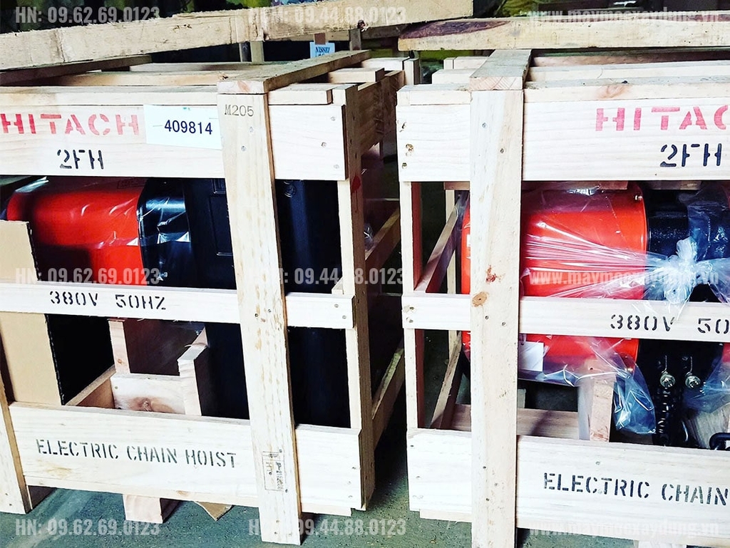 Pa lăng xích điện cố định Hitachi 2 tấn 6m 2FH